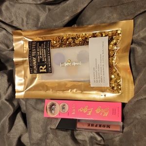 Pat Mcgrath mini eyeshadow palette Tarte mascara Morphe lip make up bundle new